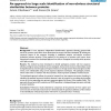 An approach to large scale identification of non-obvious structural similarities between proteins