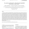 An auction mechanism for allocating the bandwidth of networks to their users