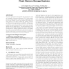 An efficient r-tree implementation over flash-memory storage systems