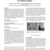 An empirical evaluation of touch and tangible interfaces for tabletop displays