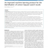 An improved machine learning protocol for the identification of correct Sequest search results