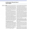 An Information-Theoretic View of Visual Analytics