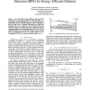 An Initial Performance Evaluation of Rapid PHY Selection (RPS) for Energy Efficient Ethernet