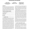An Integrated Model of Traffic, Geography and Economy in the Internet