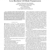 An Unequal Error Protection Method for Packet Loss Resilient 3-D Mesh Transmission