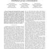 Analyzing Leadership Dynamics in Distributed Group Communication