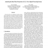 Analyzing the Real-Time Properties of a U.S. Navy Signal Processing System