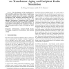 Application of TLM and Cassie-Mayr Arc model on Transformer Aging and Incipient Faults Simulation