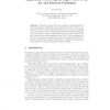 Applications of Description Logics: State of the Art and Research Challenges