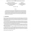 Applications of the TAMPR Transformation System