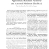 Approximate Maximum Parsimony and Ancestral Maximum Likelihood