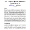 Area Avoidance Routing in Distance-Vector Networks