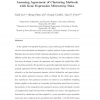 Assessing agreement of clustering methods with gene expression microarray data