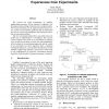 Assessments of Usability Engineering Processes: Experiences from Experiments