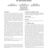 Asymptotically optimal strategy-proof mechanisms for two-facility games
