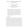 Audio-Video Sensor Fusion with Probabilistic Graphical Models