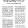 Automatic Generation of Gaze and Gestures for Dialogues between Embodied Conversational Agents