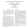 Autonomic Computing - A Means of Achieving Dependability?