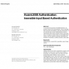AwareLESS authentication: insensible input based authentication