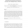 Bandwidth provisioning and pricing for networks with multiple classes of service