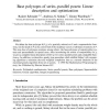 Base polytopes of series-parallel posets: Linear description and optimization