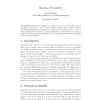 Bayesian probability