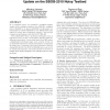 Benchmarking a weighted negative covariance matrix update on the BBOB-2010 noisy testbed