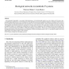Biological networks in metabolic P systems