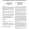 Birthday protocols for low energy deployment and flexible neighbor discovery in ad hoc wireless networks