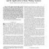 Body-voltage estimation in digital PD-SOI circuits and its application to static timing analysis