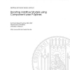 Boosting additive models using component-wise P-Splines