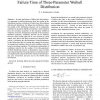 Bootstrap Confidence Interval for the Median Failure Time of Three-Parameter Weibull Distribution