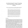 Can Help Seeking Be Tutored? Searching for the Secret Sauce of Metacognitive Tutoring