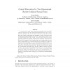 Center bifurcation for Two-Dimensional Border-Collision Normal Form