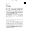 Clustering for metric and nonmetric distance measures