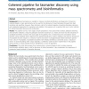 Coherent pipeline for biomarker discovery using mass spectrometry and bioinformatics
