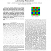 Color plane interpolation using alternating projections