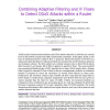 Combining Adaptive Filtering and IF Flows to Detect DDoS Attacks within a Router