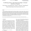 Combining geometry and domain knowledge to interpret hand-drawn diagrams