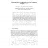 Communication Target Selection for Replicated MPI Processes