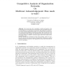 Competitive analysis of organization networks or multicast acknowledgement: how much to wait?