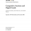 Competitive auctions and digital goods