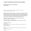 Complex-Valued Burgers and KdV-Burgers Equations
