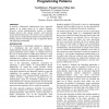 Composable collaboration infrastructures based on programming patterns