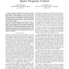 Compressive sampling for streaming signals with sparse frequency content