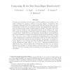 Computing All the Best Swap Edges Distributively