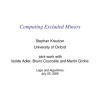 Computing excluded minors