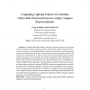 Computing Optimal Policies for Partially Observable Decision Processes Using Compact Representations