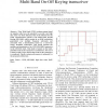 Considering a Non-Uniform Filter Bank in an UWB Multi Band On-Off Keying Transceiver