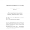 Consistent price systems under model uncertainty